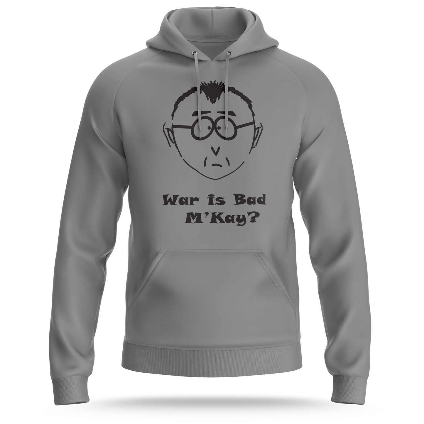 War is Bad Pullover Hood